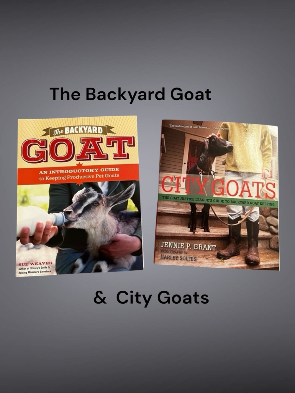 Urban & Backyard Goat Keeping Book Bundle (2 Paperbacks) - Excellent Condition